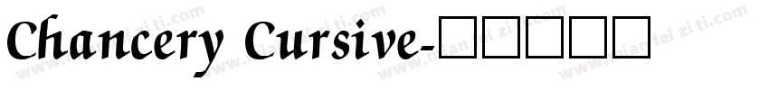 Chancery Cursive字体转换